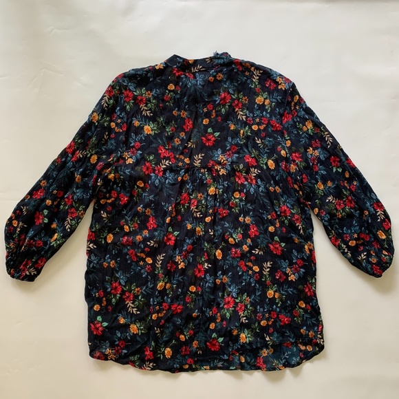 BAILEY + CHLOE Boho Floral Blouse Size Medium - Picture 6 of 6
